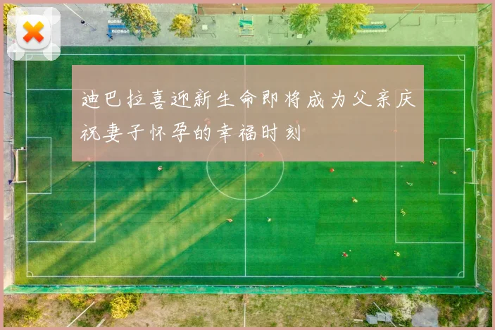 迪巴拉喜迎新生命即将成为父亲庆祝妻子怀孕的幸福时刻